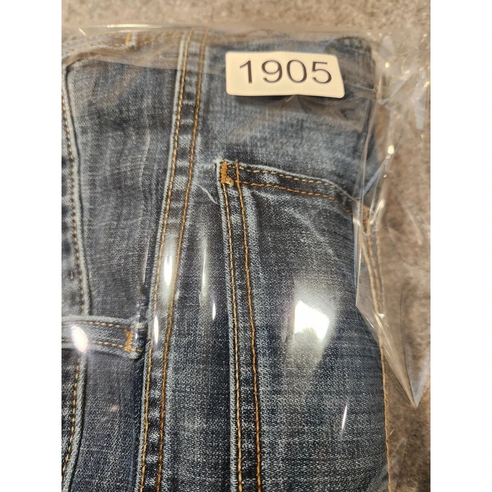 Cinch Silver Label Mens Jeans 40x32 Blue Straight Leg Western Equestrian‎ Denim